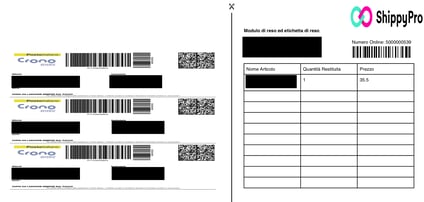 Easy return module