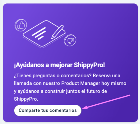 comparte tus comentarios