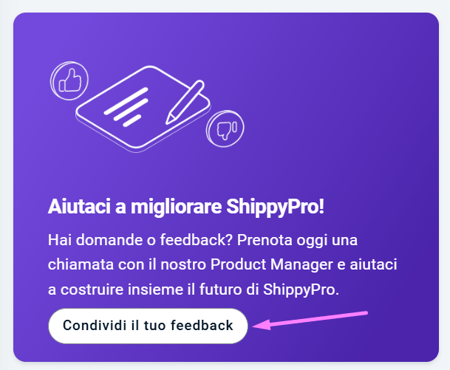 condividi il tuo feedback