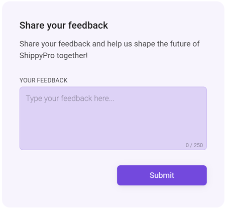 feedback