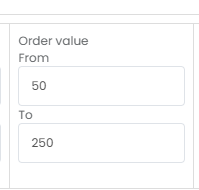order value