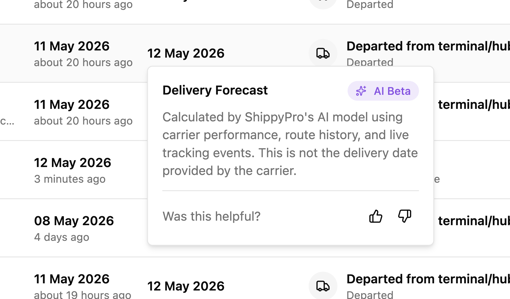 Predicted Delivery Date EN