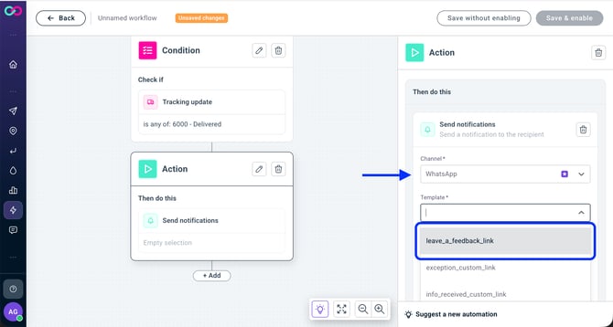 Notifications_Send notification action