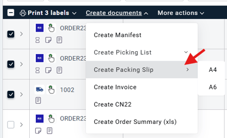 bolla accompagnamento