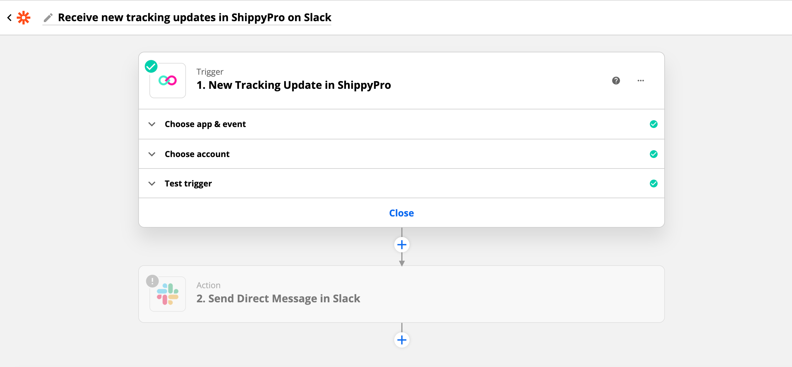 How to receive ShippyPro tracking updates in Slack